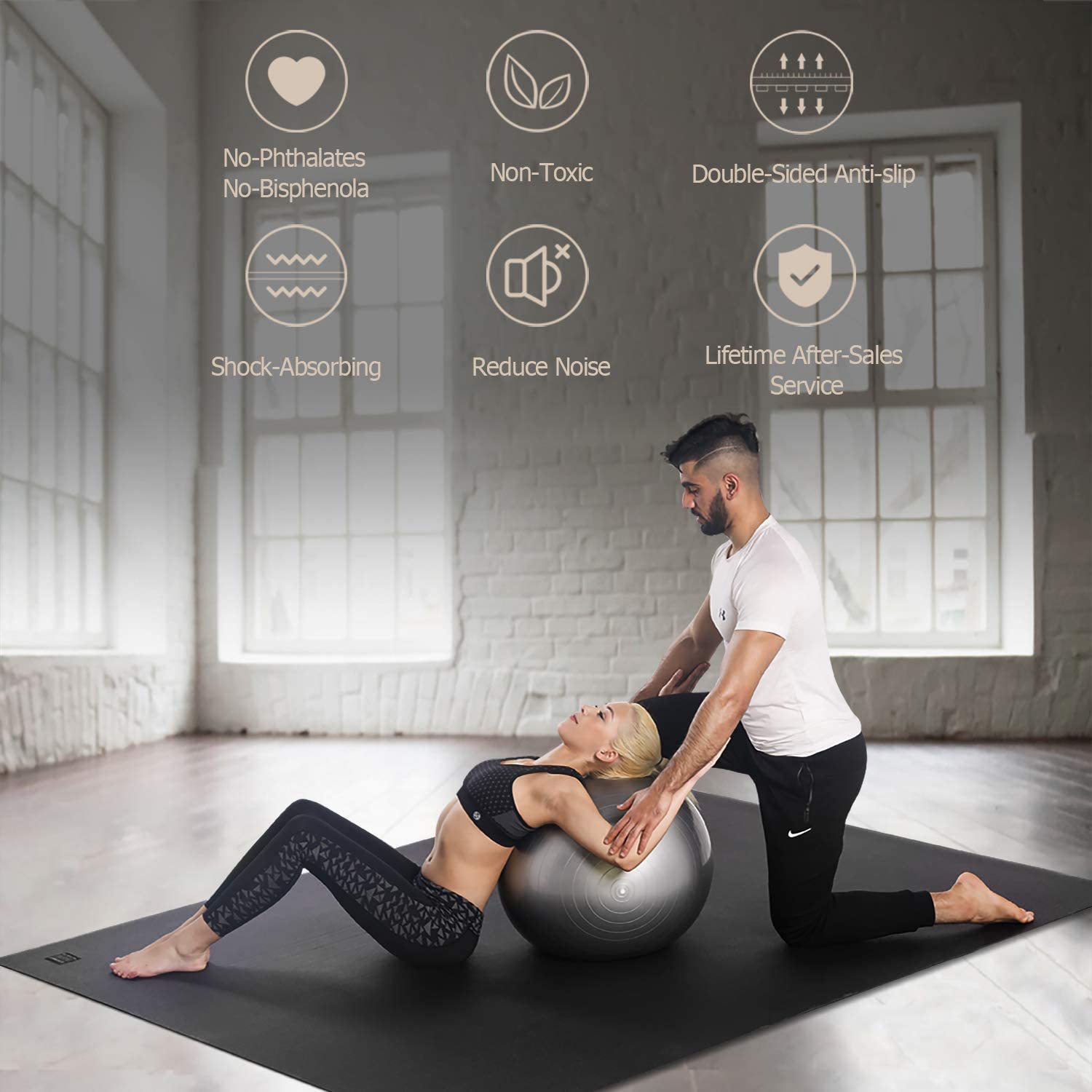 Stylbase Yoga Mats For Women yoga mat for men Exercise mat for home workout  yoga mat for women gym mat Anti Slip Yoga mat Workout mat Yoga Mat For
