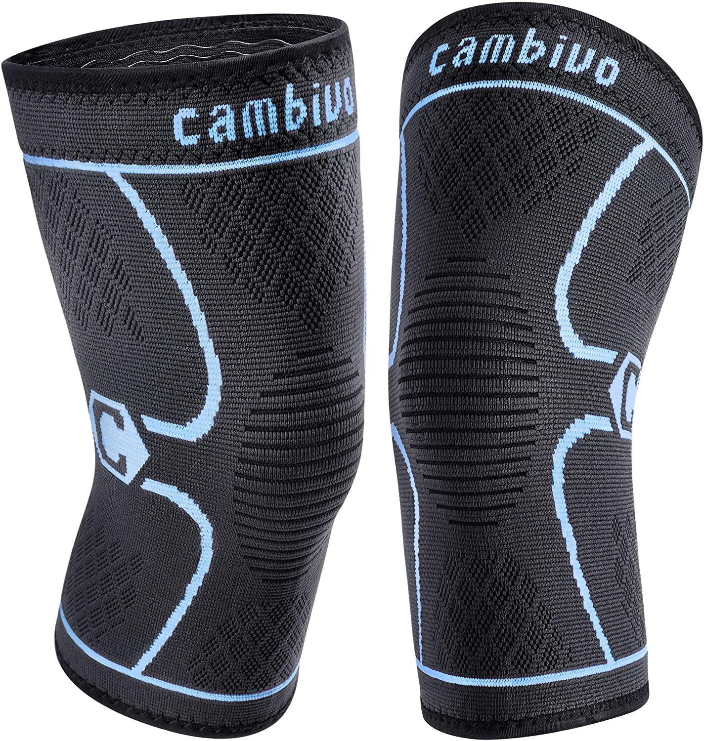 Cambivo 3 Pairs Calf Compression Sleeve for Women & Men, Leg Brace for  Running, Cycling, Shin Splint Support for Workout 