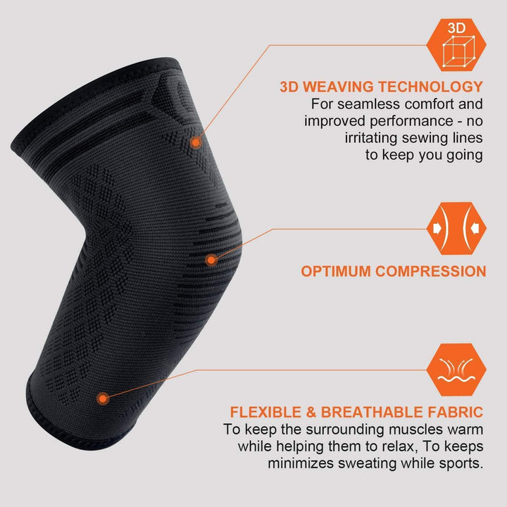 CAMBIVO 2 Pack Elbow Compression Sleeve for Tendonitis – Cambivo
