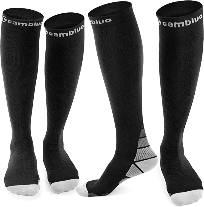 Goicotines Compression Socks Black, 2 Ct 
