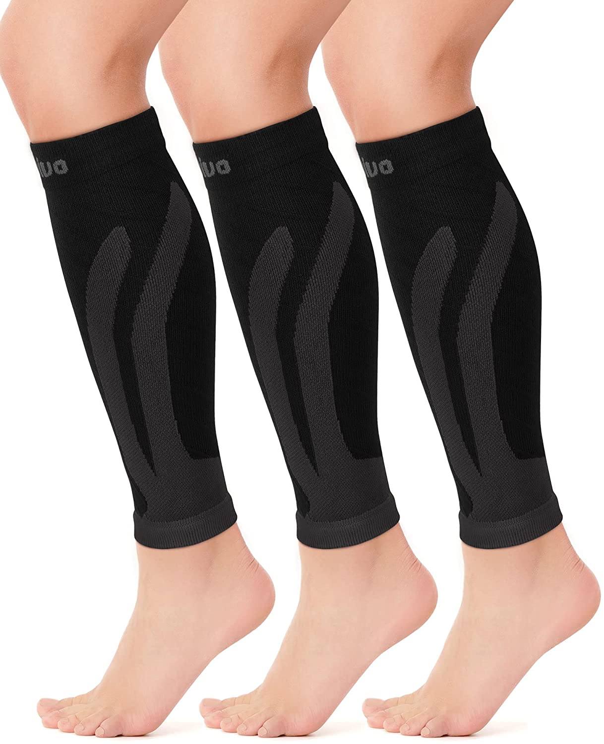 KYK Calf Compression Sleeves for Men & Women, Unisex. Shin Splint Leg  Sleeves. Graduated Compression for