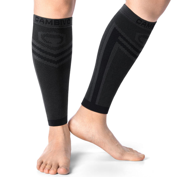 CAMBIVO Plantar Fasciitis Compression Socks for Women and Men, 2