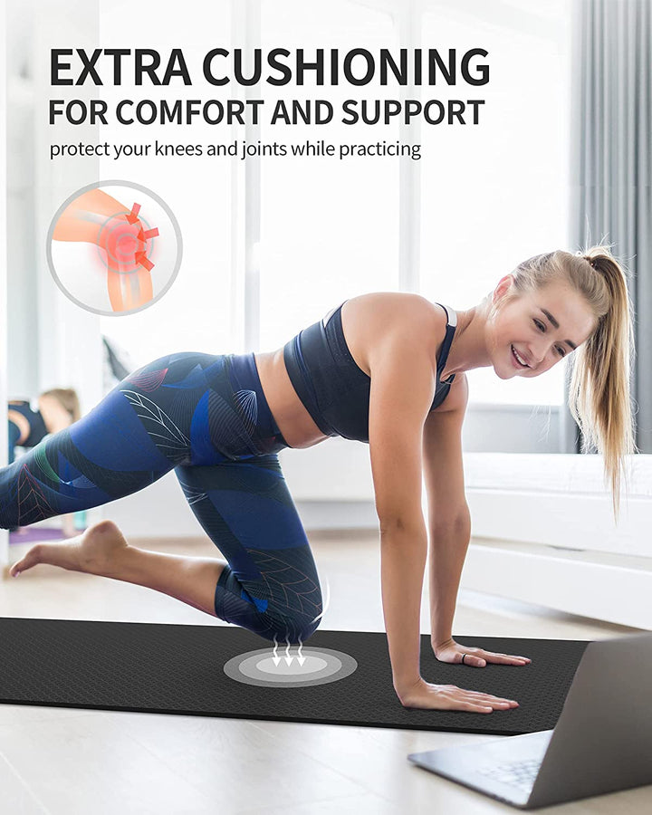 SIGNATRON TPE Yoga Mat Anti Skid Yogamat for Gym Workout at Rs