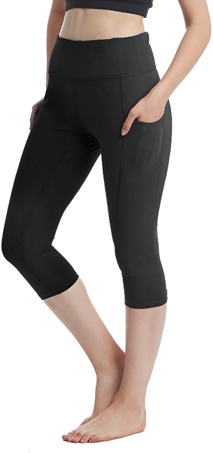 High Waisted Yoga Pants for Women with Waisted Yoga Mesh Pockets
