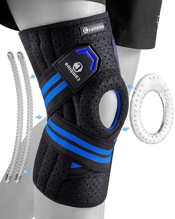  CAMBIVO 2 Pack Knee Braces for Knee Pain, Knee