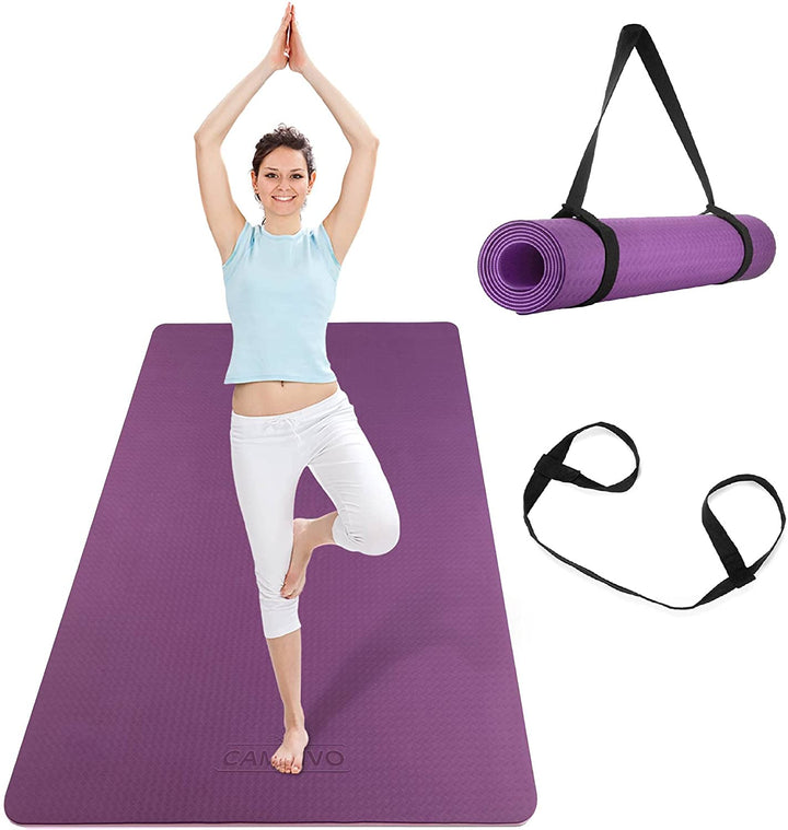 Non Slip Amazon Thick Yoga Mat Yoga Mat With Alignment Yoga Mats